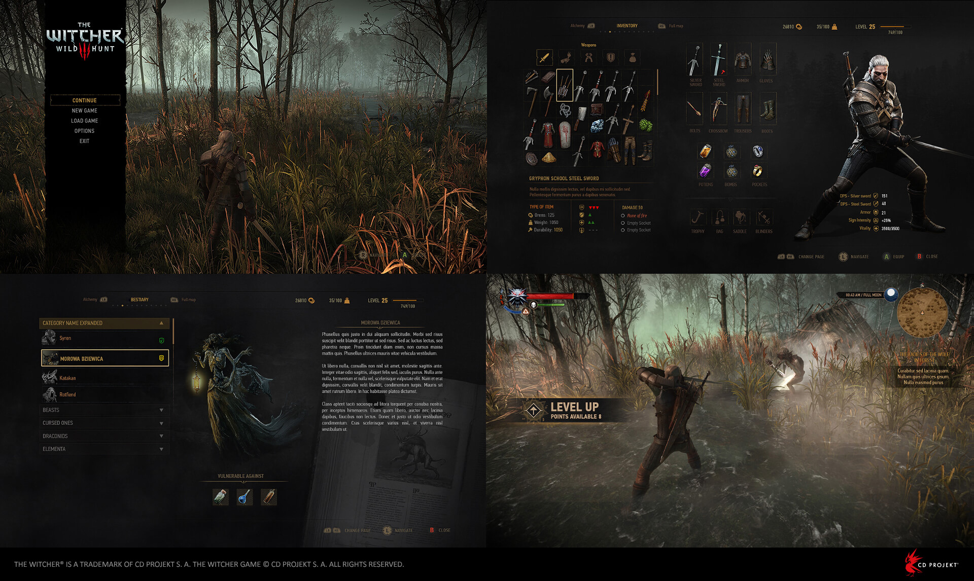 Fernando Forero - THE WITCHER 3: THE UI VISUAL ART