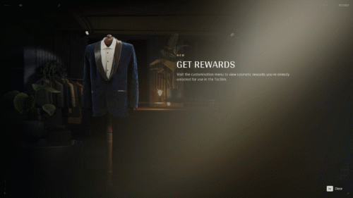 Confirmation screenshot of 007 First Light video game interface.