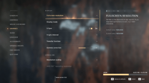 Graphics screenshot of 007 First Light video game interface.