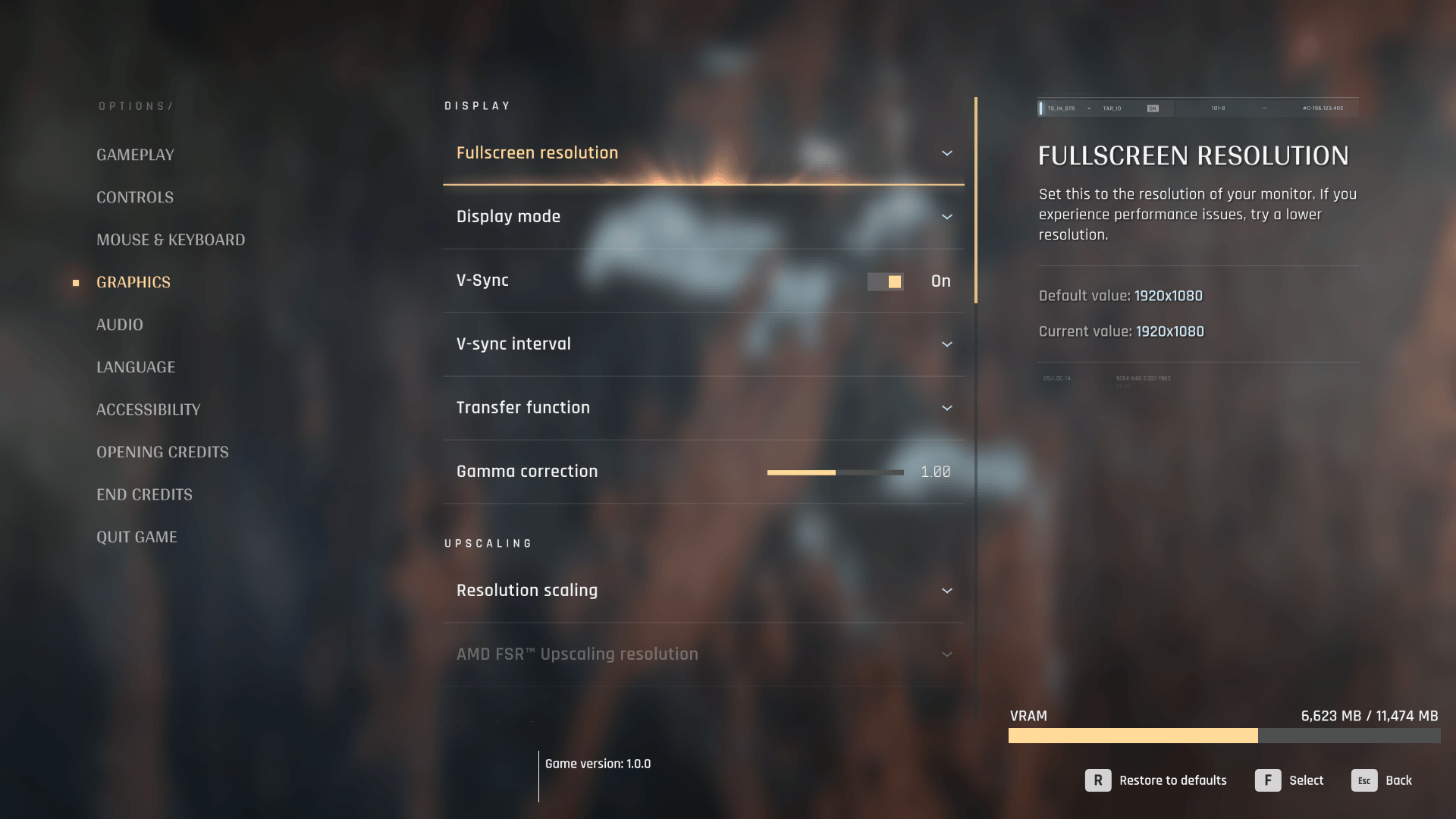 Graphics screenshot of 007 First Light video game interface.