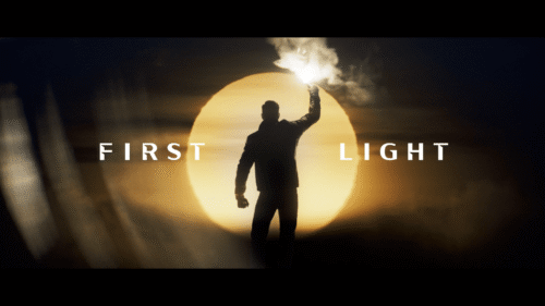 Logo screenshot of 007 First Light video game interface.