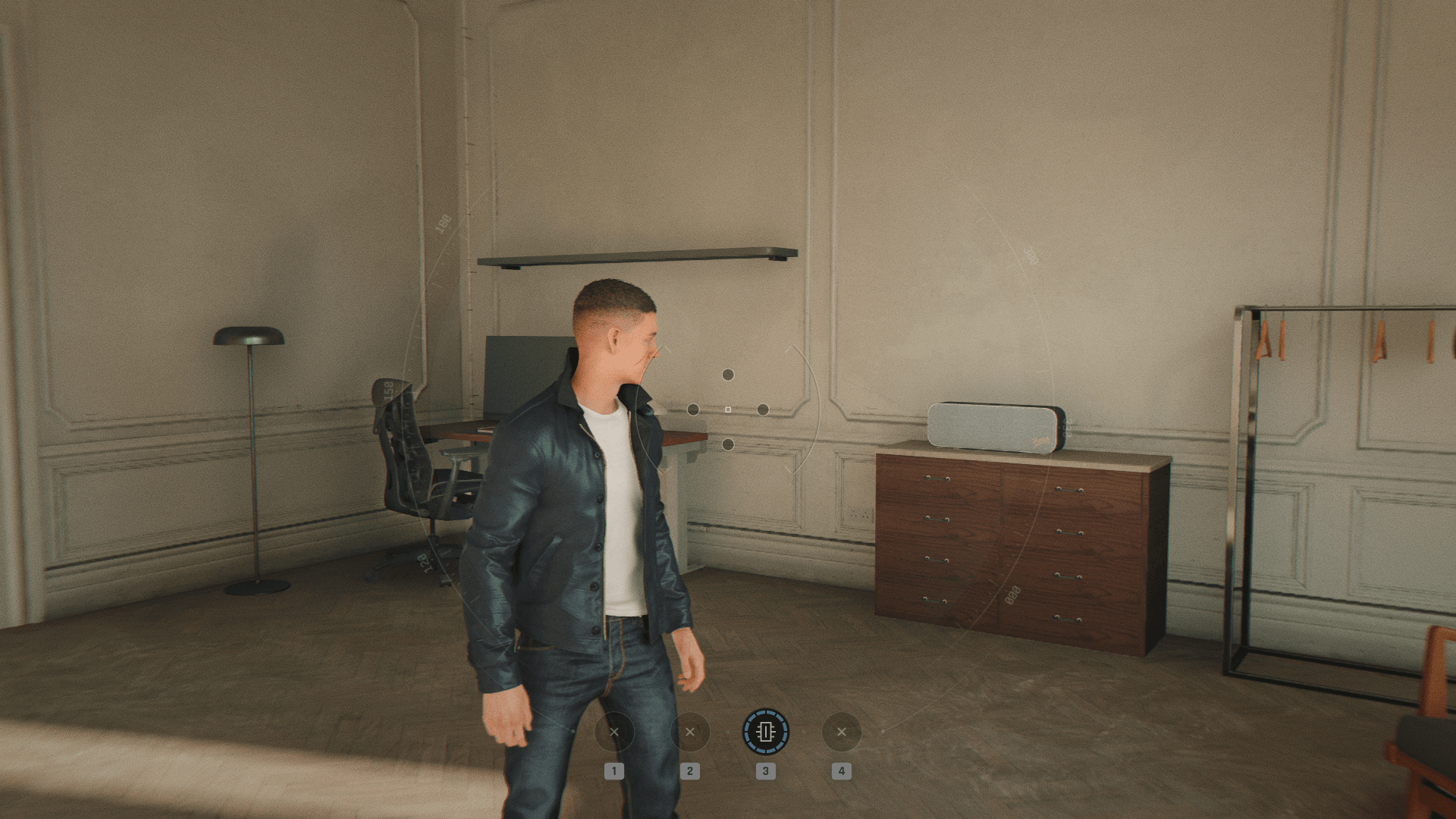 HUD screenshot of 007 First Light video game interface.