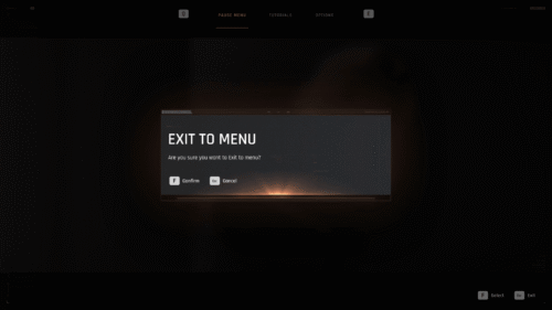 Confirmation screenshot of 007 First Light video game interface.
