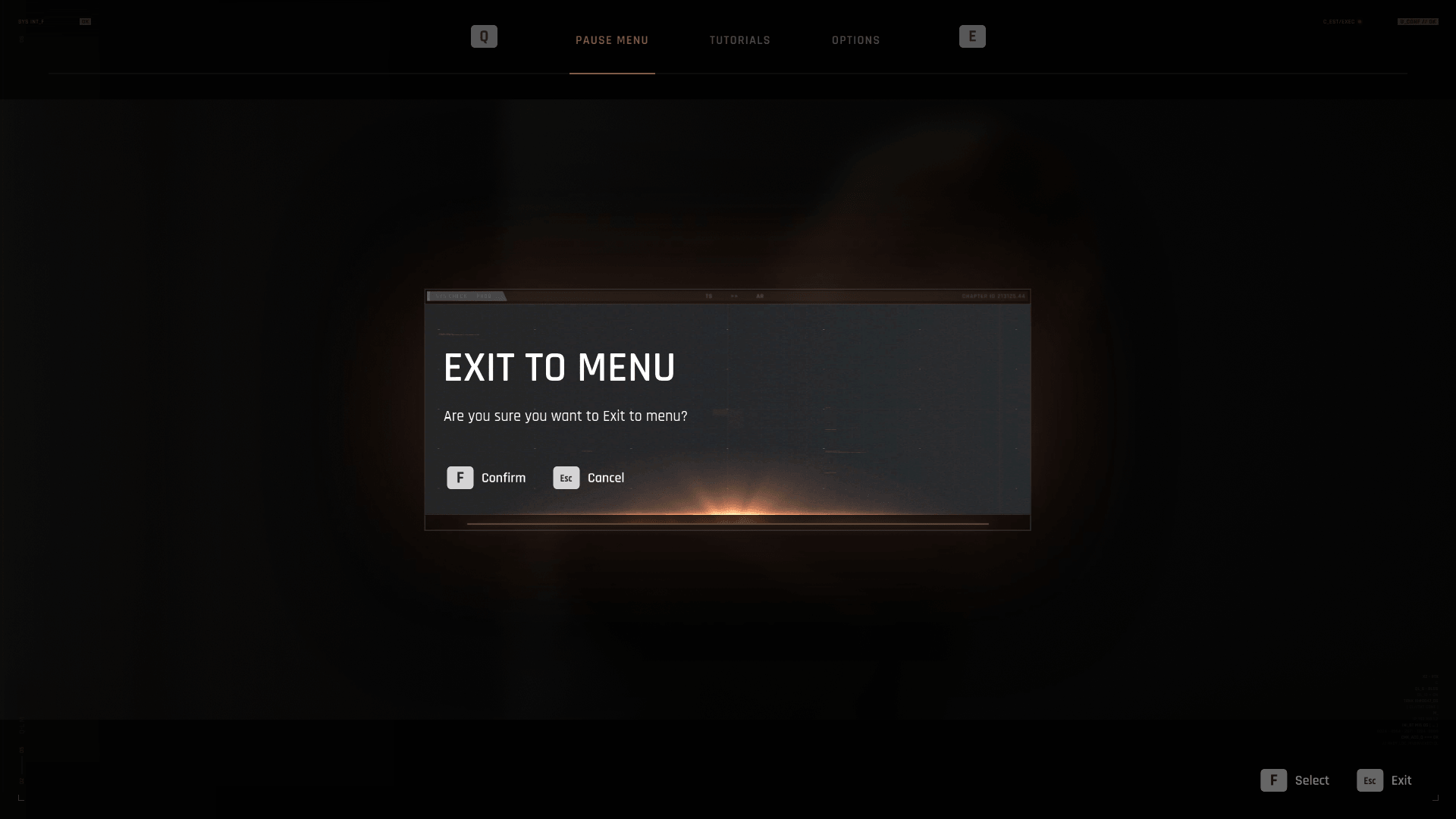 Confirmation screenshot of 007 First Light video game interface.