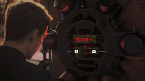 QTE screenshot of 007 First Light video game interface.