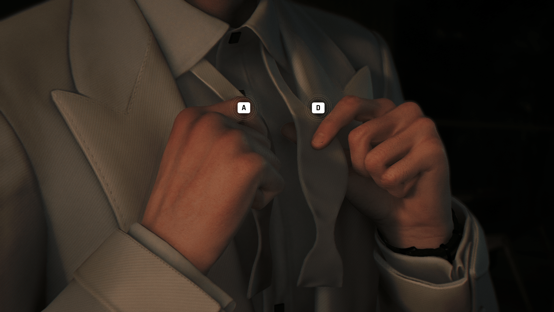 QTE screenshot of 007 First Light video game interface.