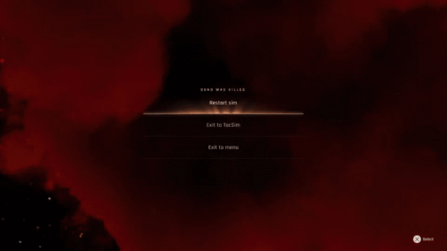 Mission Failed screenshot of 007 First Light video game interface.
