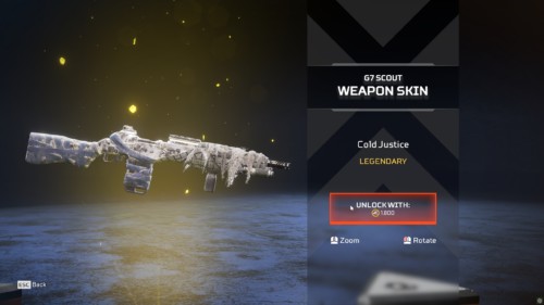 Weapon skin unlock screenshot of Apex Legends video game interface.