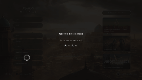 Assassins Creed Mirage Interface In Game Video Game Ui 2308