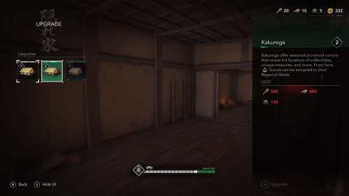 Base screenshot of Assassin’s Creed Shadows video game interface.