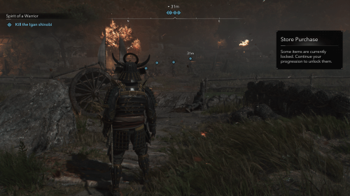 Hint screenshot of Assassin’s Creed Shadows video game interface.