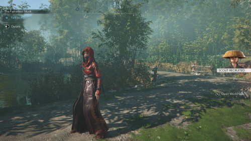 HUD screenshot of Assassin’s Creed Shadows video game interface.