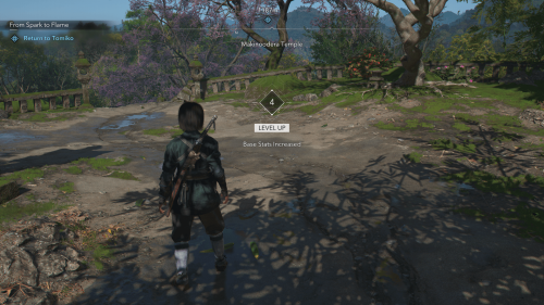 Level Up screenshot of Assassin’s Creed Shadows video game interface.