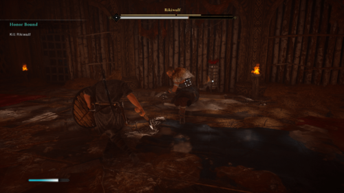 Kill Rikiwulf screenshot of Assassin’s Creed Valhalla video game interface.