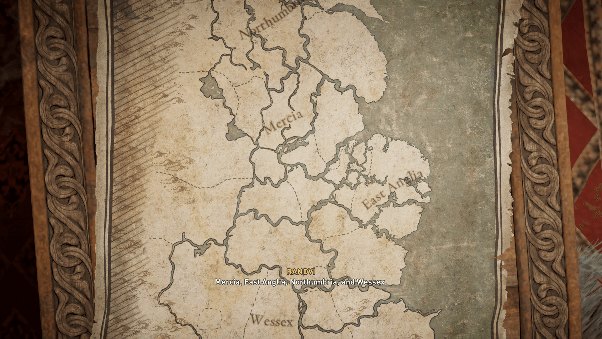 Assassins Creed Valhalla: East Anglia map