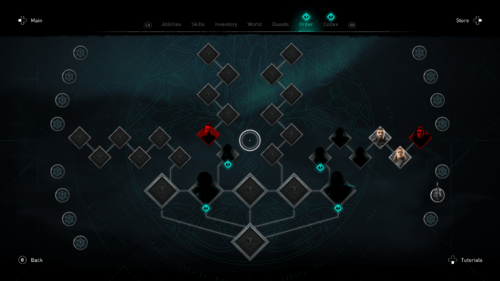 Order screenshot of Assassin’s Creed Valhalla video game interface.