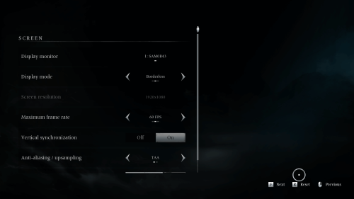 Screen screenshot of Banishers: Ghosts of New Eden video game interface.