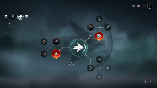 Skill Tree screenshot of Banishers: Ghosts of New Eden video game interface.