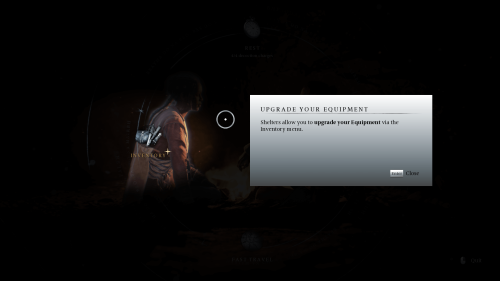 Tutorial screenshot of Banishers: Ghosts of New Eden video game interface.