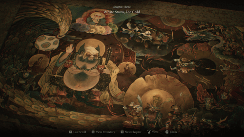 Chapter Complete screenshot of Black Myth: Wukong video game interface.