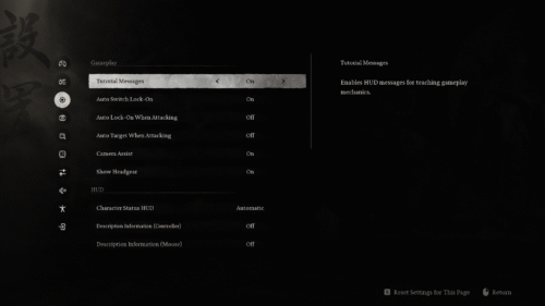 Gamepaly screenshot of Black Myth: Wukong video game interface.
