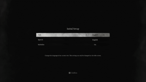 Language screenshot of Black Myth: Wukong video game interface.
