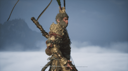 Subtitles screenshot of Black Myth: Wukong video game interface.