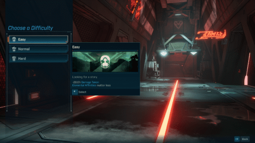 Difficulty Selection screenshot of Borderlands 4 video game interface.