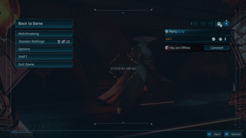 Pause screenshot of Borderlands 4 video game interface.