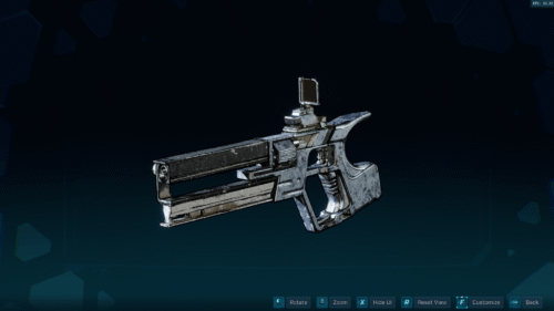 Weapon screenshot of Borderlands 4 video game interface.
