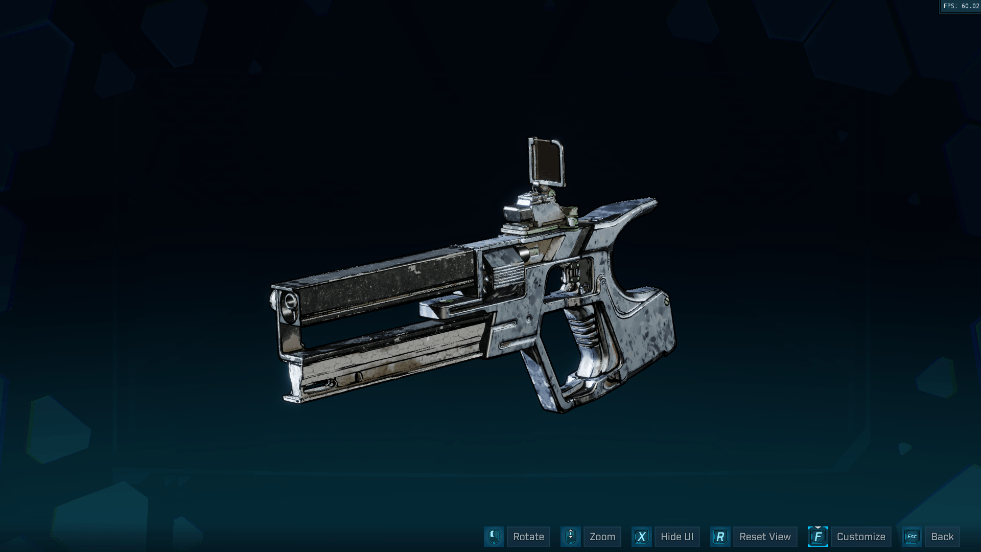Weapon screenshot of Borderlands 4 video game interface.
