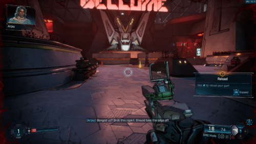 Hint screenshot of Borderlands 4 video game interface.