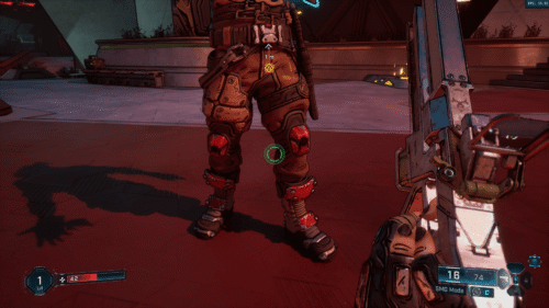 HUD screenshot of Borderlands 4 video game interface.