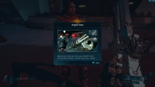 Hint screenshot of Borderlands 4 video game interface.