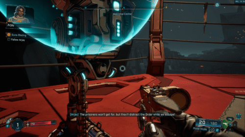 HUD screenshot of Borderlands 4 video game interface.