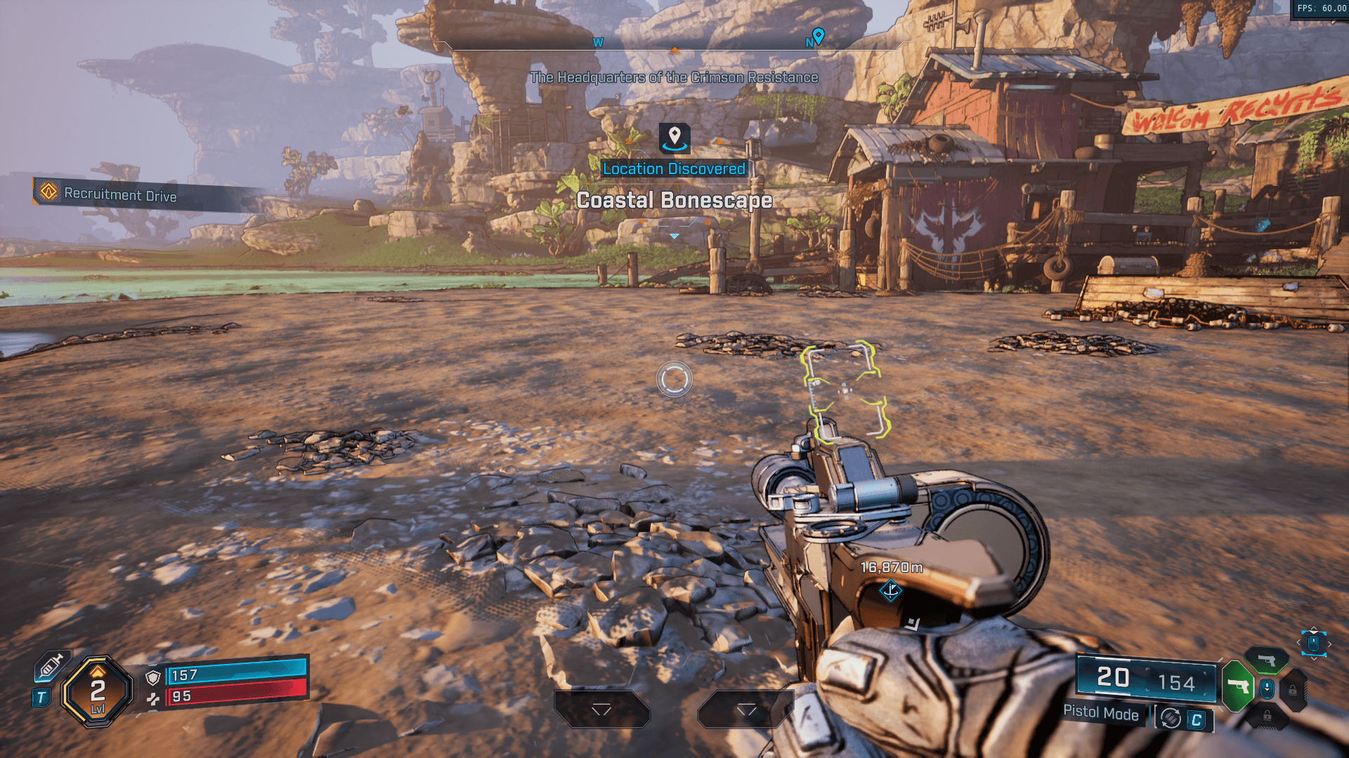 HUD screenshot of Borderlands 4 video game interface.