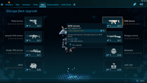 Storage screenshot of Borderlands 4 video game interface.