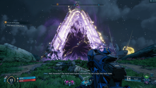 HUD screenshot of Borderlands 4 video game interface.
