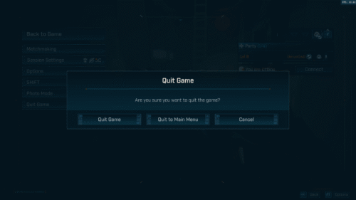 Confirmation screenshot of Borderlands 4 video game interface.