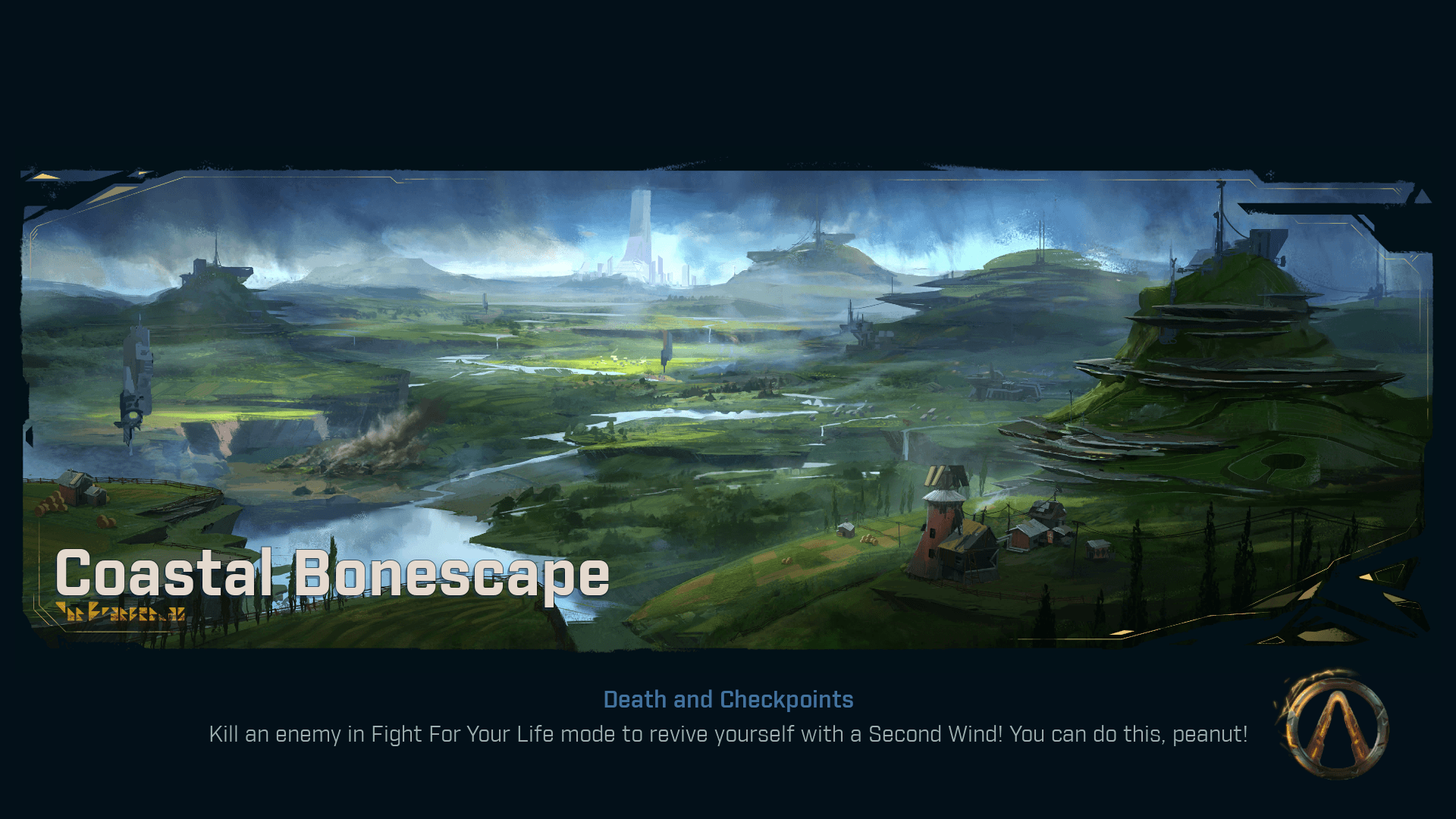 Loading screenshot of Borderlands 4 video game interface.
