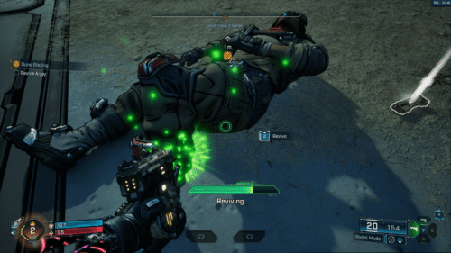 Revive screenshot of Borderlands 4 video game interface.