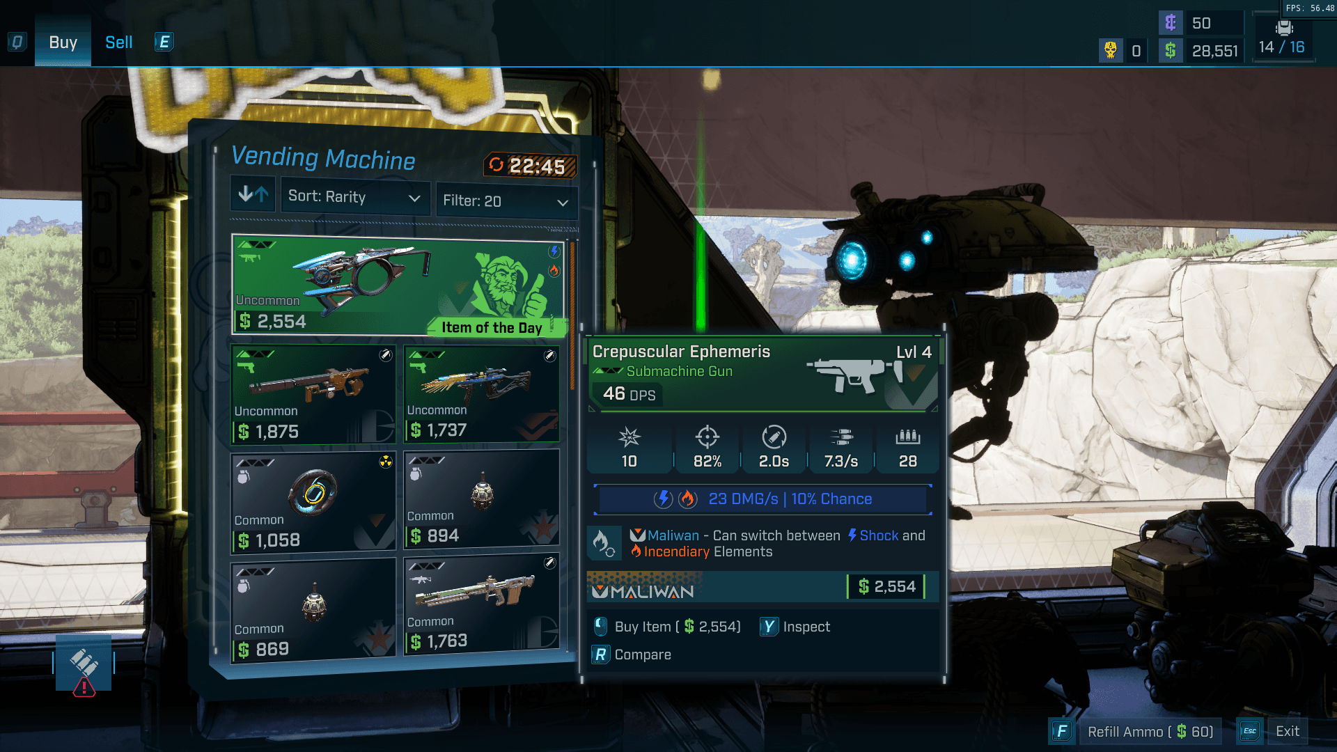 Store screenshot of Borderlands 4 video game interface.