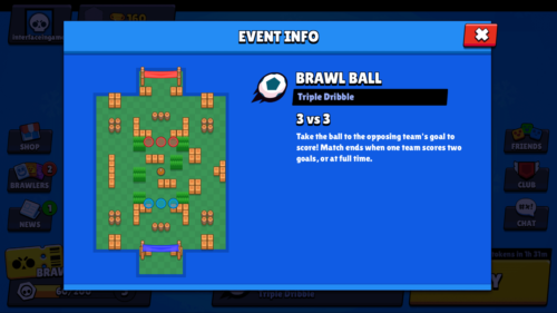 Event info screenshot of Brawl Stars video game interface.