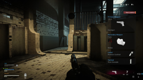 Gulag screenshot of Call of Duty: Modern Warfare video game interface.