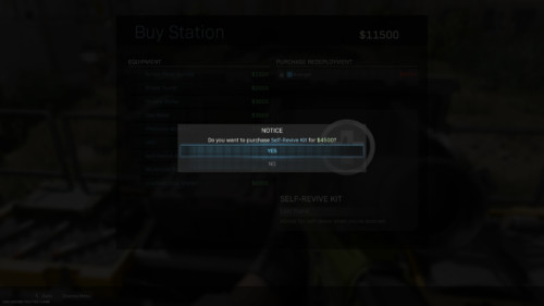 Notice screenshot of Call of Duty: Modern Warfare video game interface.
