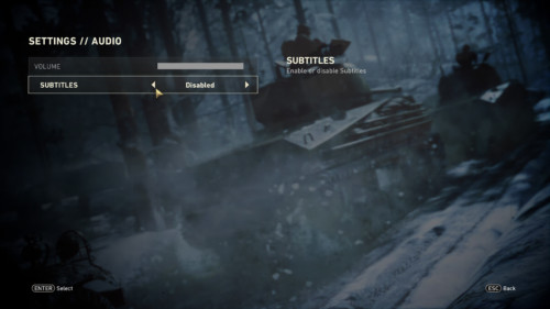 Call of Duty WWII Settings 