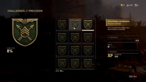 Call of Duty: WWII, Interface In Game