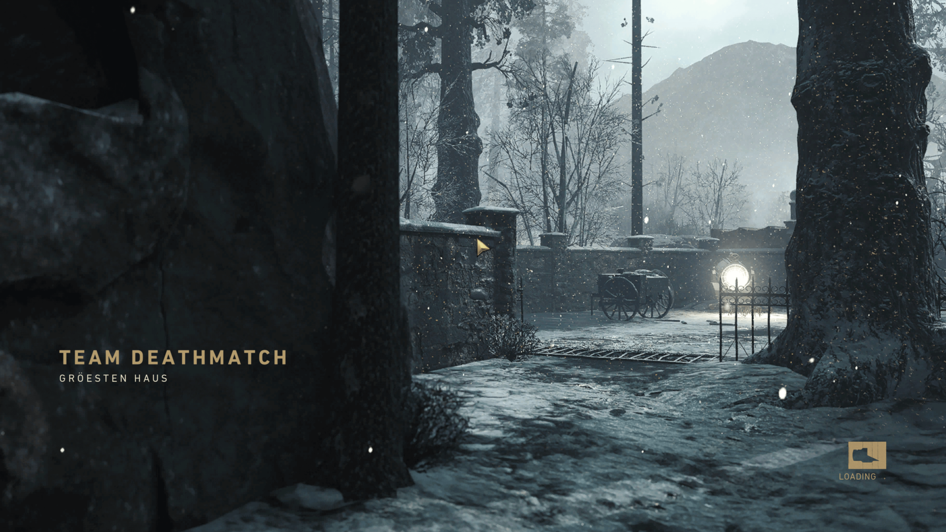 Loading screenshot of Call of Duty: WWII video game interface.