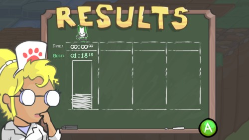 Results screenshot of Castle Crashers video game interface.