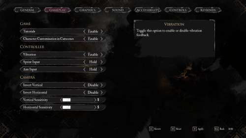 Gameplay screenshot of Clair Obscur: Expedition 33 video game interface.
